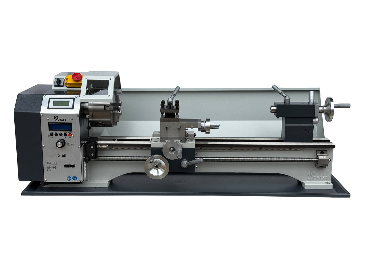 Токарний верстат по металу 9craft 210E з електронною гітарою 210х600 1100W, фото 1