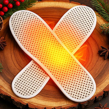 Турмалінові устілки з підігрівом, розмір 39 / Термостельки для взуття / Грелка-устілка для ніг