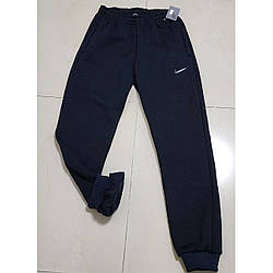 Теплі штани темно-синього кольору з манжетом на флісі "Юніор" Розміри: 11-15 років (36043-4)