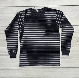 Кофта начос у смужку (чорна)