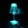 LED світильник Crystal light із сенсорним керуванням / Настільна лампа нічник / Декоративна лед лампа, фото 8
