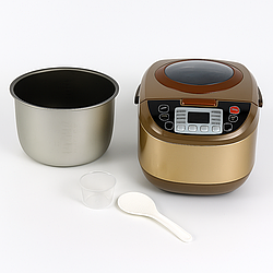 Мультиварка Silver Crest: 12 програм, 5 л, 900 Вт, антипригарне покриття / Багатофункціональна мультиварка / Рисоварка