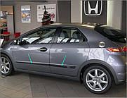 Молдинги на двері для Honda Civic Mk8 5Dr H/B 2006-2011