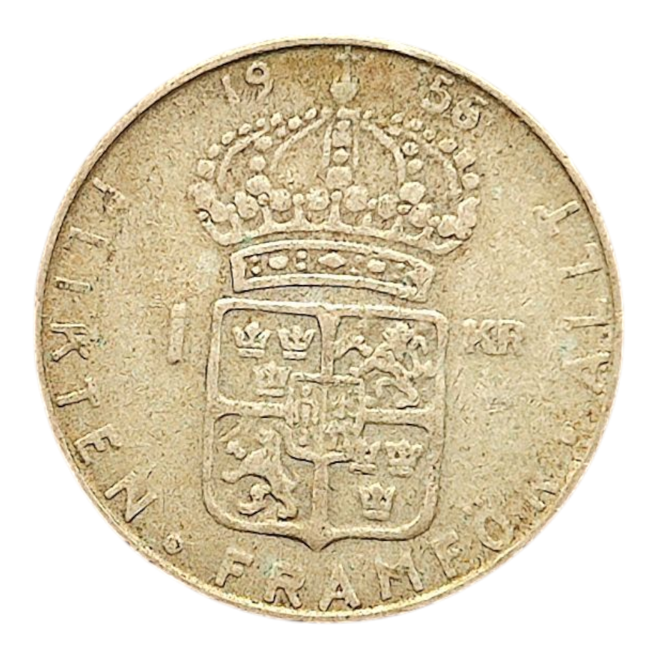 Швеція 1 крона, 1956, фото 1
