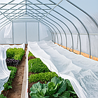 Біле агроволокно Shadow 42 г/м² 2,1×100 м — укривний матеріал для теплиць і захисту рослин від заморозків, фото 8