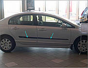Молдинги на двері для Honda Civic Mk8 4Dr sedan 2006-2011