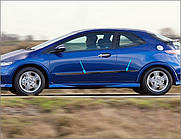 Молдинги на двері для Honda Civic Mk8 3Dr H/B 2006-2011