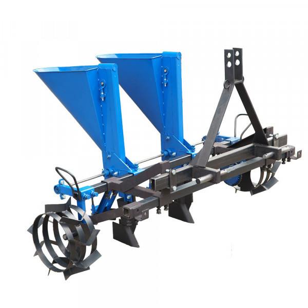 Часникосаджалка 2-рядна (для мінітрактора), ланцюг з подвійною ложкою Ø34, Ø24,5 (ЧС23), фото 1