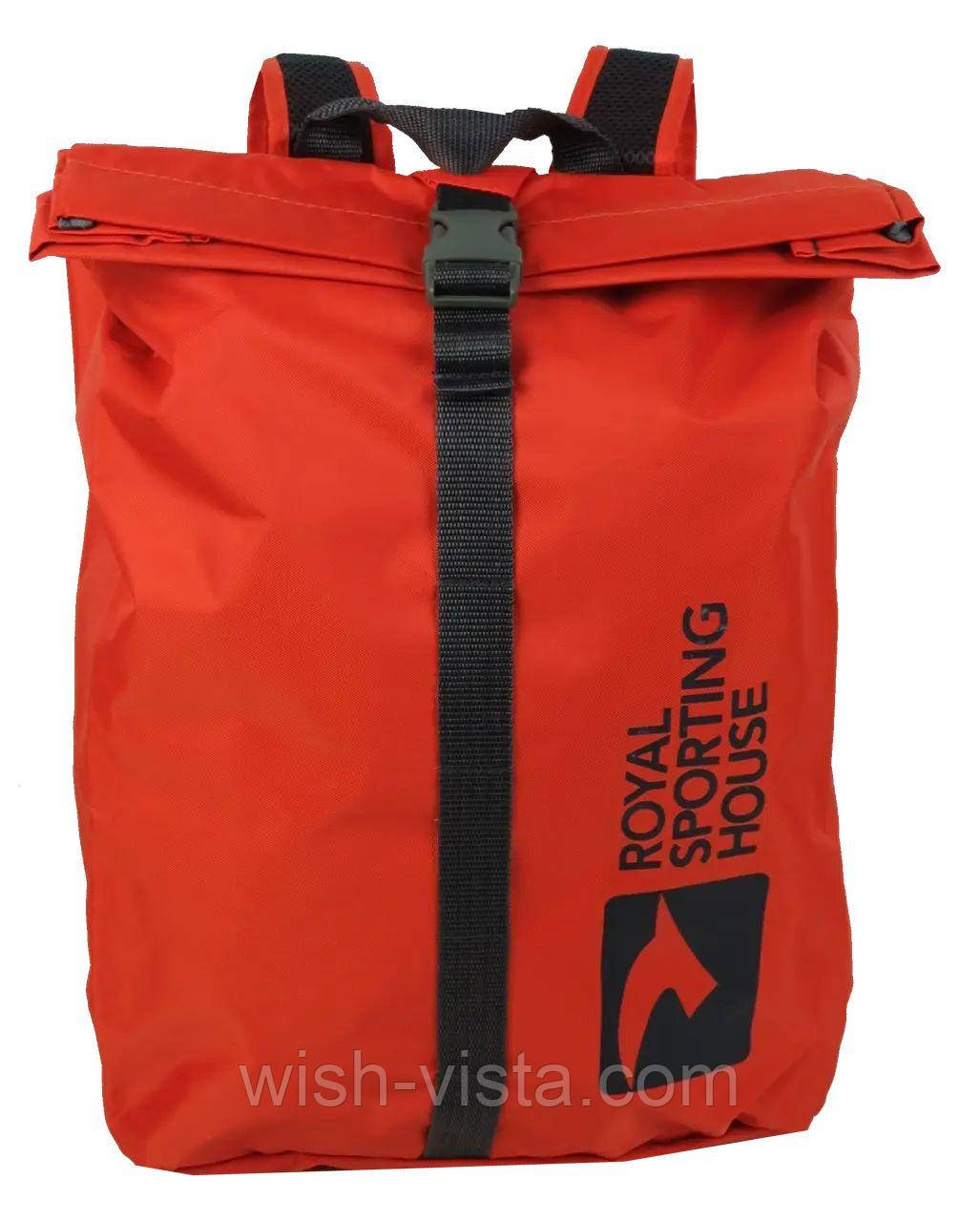 Рюкзак Royal Roll-top Sporting House 17 л 30х48х14 см Жовтогарячий (S44113 orange), фото 1