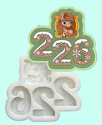 Силіконовий Молд для ГІПСУ та ін "2026-2"