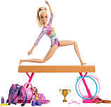 Лялька Барбі Гімнастка з аксесуарами Barbie Gymnastics Doll and Playset (GJM72), фото 4