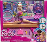 Лялька Барбі Гімнастка з аксесуарами Barbie Gymnastics Doll and Playset (GJM72), фото 2