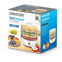 Сушилка для овощей и фруктов SENCOR SFD 750WH, фото 4