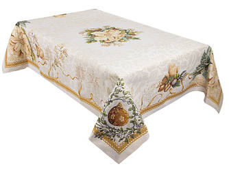 Скатертина новорічна гобелен 140х180см
