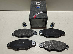 ABS Колодки гальмівні передні RENAULT KANGOO EXPRESS 1.2-1.9D 97-,NISSAN KUBISRAR 1.2-1.6 16V 03-