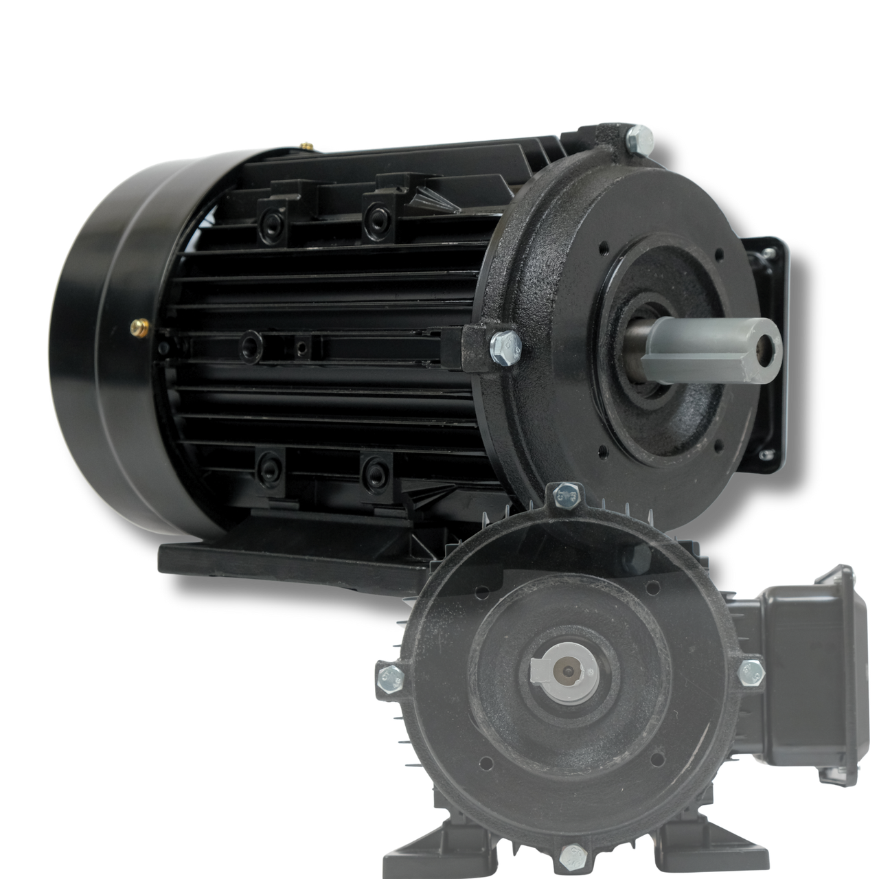 Електричний двигун для мийки високого тиску в зборі ротор + статор (4 кВт, 1440 об, 380В), фото 1