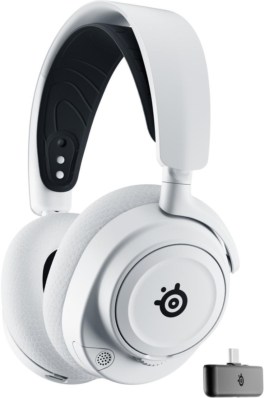 Навушники з мікрофоном SteelSeries Arctis Nova 7X White (61567)