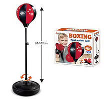 Боксерський набір QJ 14303 висота стійки 67-102 см, рукавички