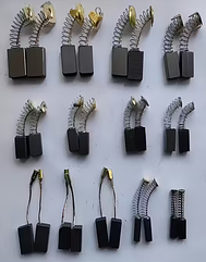 Щітки дриль ударний, шурупокрут, болгарка, тубіна, шабельна пила, електричний лобзик, полірувальна машина, фрезер, гравер