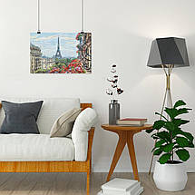 Плакат "Париж, Єлисейські Поля, Ейфелева Вежа, Paris, France, la Tour Eiffel", 40×60см, фото 5