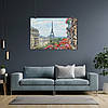 Плакат "Париж, Єлисейські Поля, Ейфелева Вежа, Paris, France, la Tour Eiffel", 40×60см, фото 8