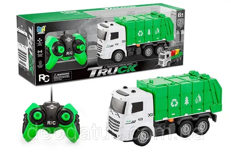 Комунальна машина сміттєвоз на радіокеруванні акумуляторна DH666-7D, фото 1