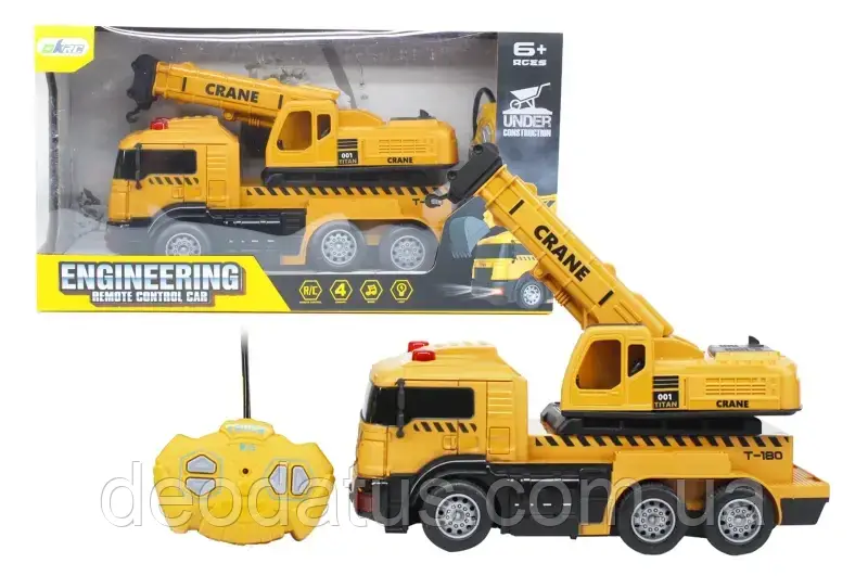 Машина вантажівка з краном на радіокеруванні  KM661-2, фото 1
