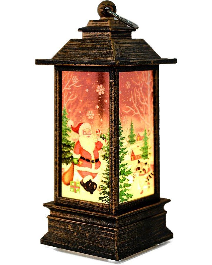 Ліхтарик Санта бронзовий