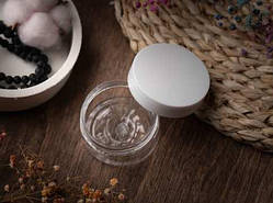 Баночка пластикова для крему. 58x35мм 50мл / Баночка пластикова для крему. 58x35мм 50мл