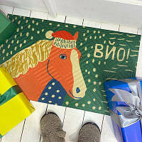 Килимок придверний з принтом Вйо