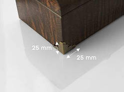 Куточок декоративний. Колір "стара латунь". 25х25мм / Куточок декоративний. Колір "стара латунь". 25х25мм