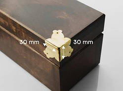 Куточок декоративний накладний. 30х30мм / Куточок декоративний накладний. 30х30мм