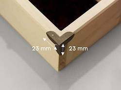 Куточки для декорування. 23х23мм / Куточки для декорування. 23х23мм