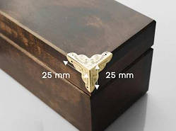 Куточок потрійний металевий. 25х25мм / Куточок потрійний металевий. 25х25мм