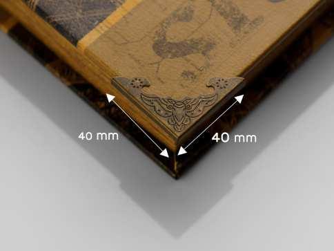 Куточок для декорування. Двосторонній. 40х40х9мм / Куточок для декорування. Двосторонній. 40х40х9мм, фото 1