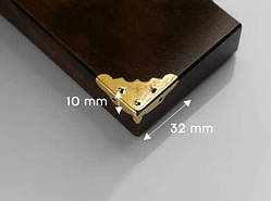 Кутник металевий. 32х32х10мм / Кутник металевий. 32х32х10мм