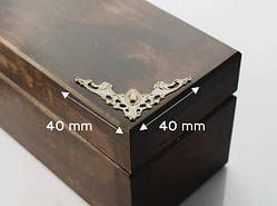 Куточок тонкий накладний. 40х40мм / Куточок тонкий накладний. 40х40мм