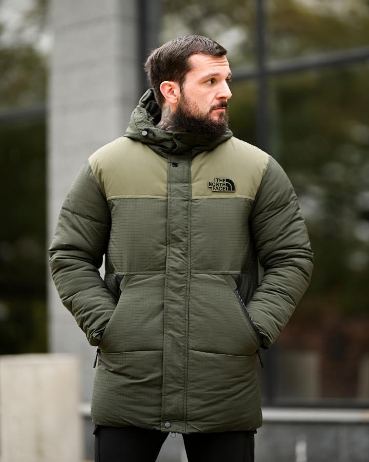 Зимова чоловіча куртка TNF oliva 4 ВТ6919