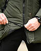 Зимова чоловіча куртка TNF oliva 4 ВТ6919, фото 8