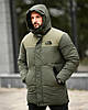 Зимова чоловіча куртка TNF oliva 4 ВТ6919, фото 10