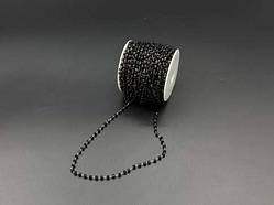 Ланцюжки для створення намиста. Колір чорний. 1м / Ланцюжки для створення намиста. Колір чорний. 1м