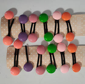 Зажим-невидимка Кнопка велика (ціна за пару 24 пари)