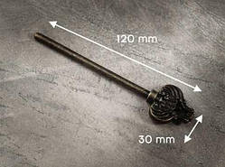 Ключ декоративний металевий. 120х30мм / Ключ декоративний металевий. 120х30мм