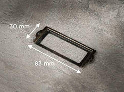 Декоративні накладки. Колір "бронза". 83х30мм / Декоративні накладки. Колір "бронза". 83х30мм
