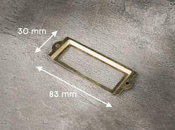 Декоративні накладки. Колір "золото". 83х30мм / Декоративні накладки. Колір "золото". 83х30мм