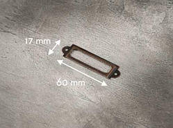 Декор. Колір "бронза". 60х17мм / Декор. Колір "бронза". 60х17мм