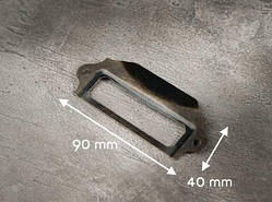 Декор. накладки. Колір "стара латунь". 90х40мм / Декор. накладки. Колір "стара латунь". 90х40мм