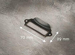 Декор. накладки. Колір "стара латунь".70х29мм / Декор. накладки. Колір "стара латунь".70х29мм