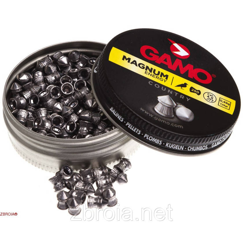 Кульки Gamo Magnum-250 (4.5 мм, 0.49 г, 250 шт.)