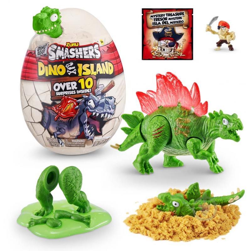 ZURU Smashers Mini Dino Island з аксесуарами Яйце-сюрприз 7486D, фото 1